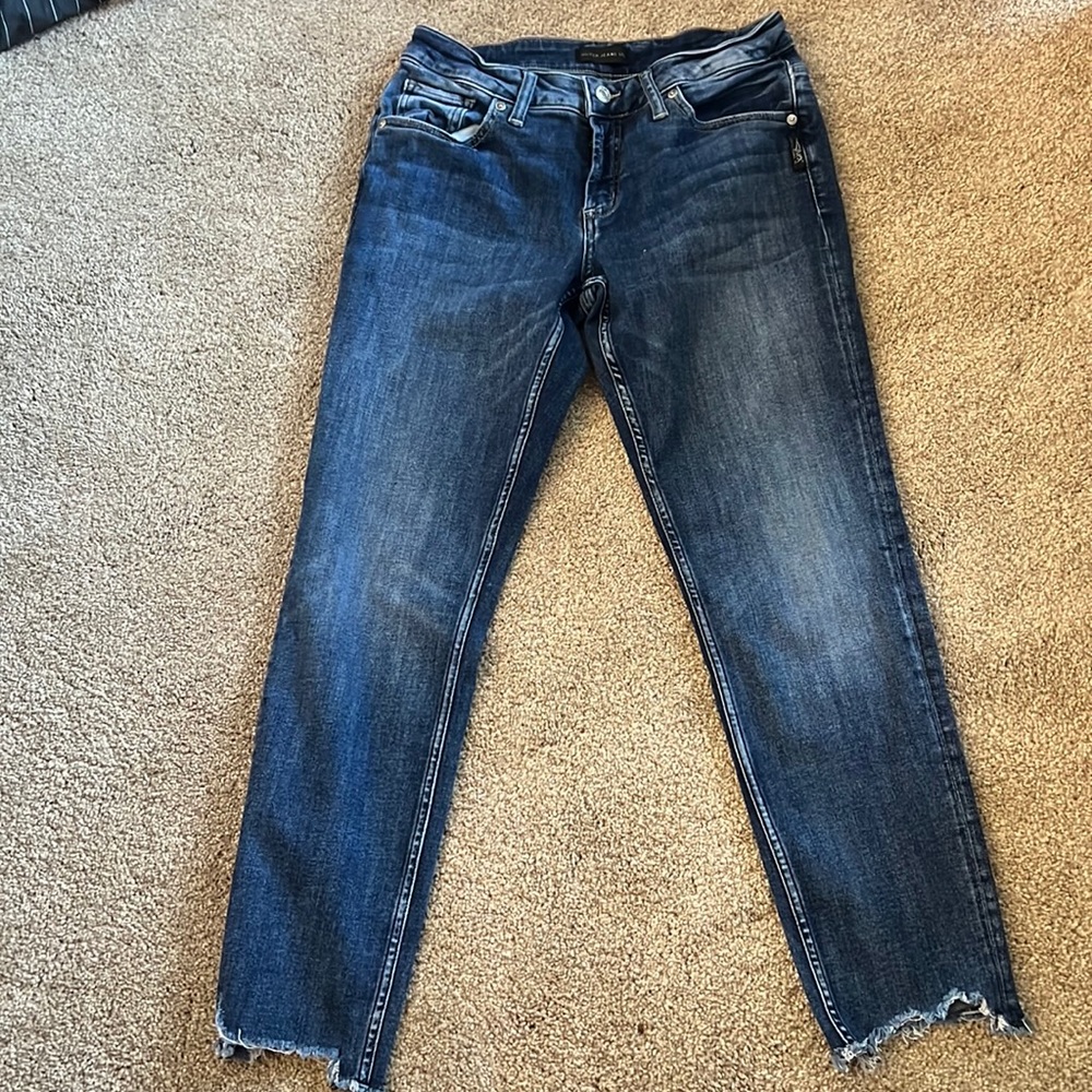 Silver jeans